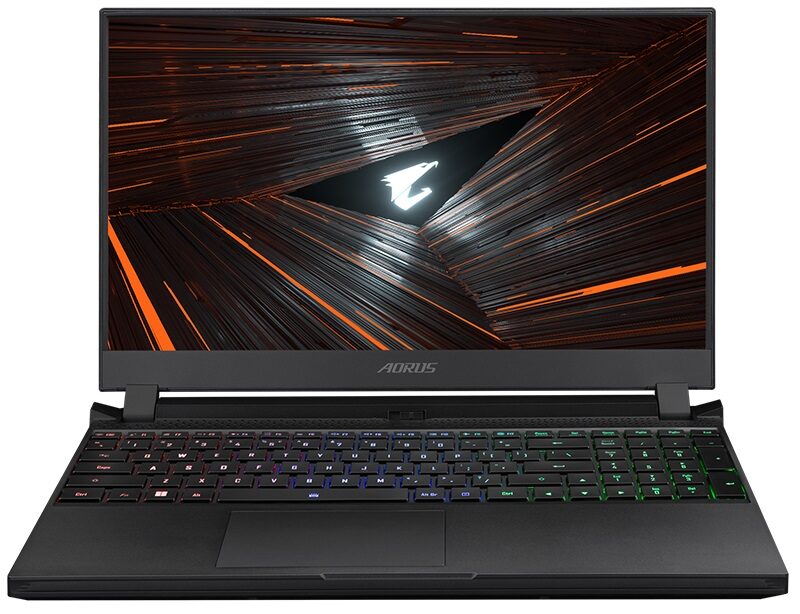 Gigabyte AORUS 5 widziany z boku — naprawa portu ładowania USB-C i DC-IN