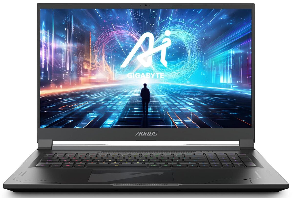 Duży ekran Gigabyte AORUS 17X — wymiana matrycy o wysokim odświeżaniu